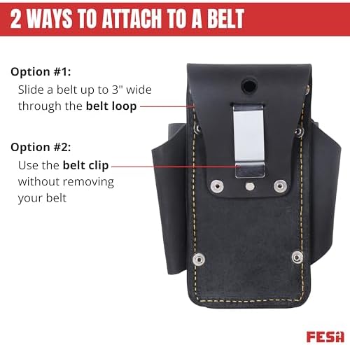 FESA Small Leather Tool Pouch - Image 4