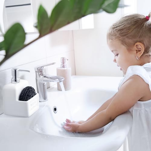 RQYIXI 2-in-1 Ceramic Dish Soap Dispenser - Image 5