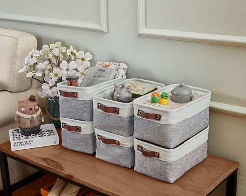 DECOMOMO Small Storage Basket, Closet Storage Bins - Image 2
