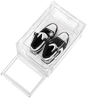 MMBABY 1 Pack Acrylic Clear Shoe Storage Box Shoe Box Clear 78-01 by MMBABY