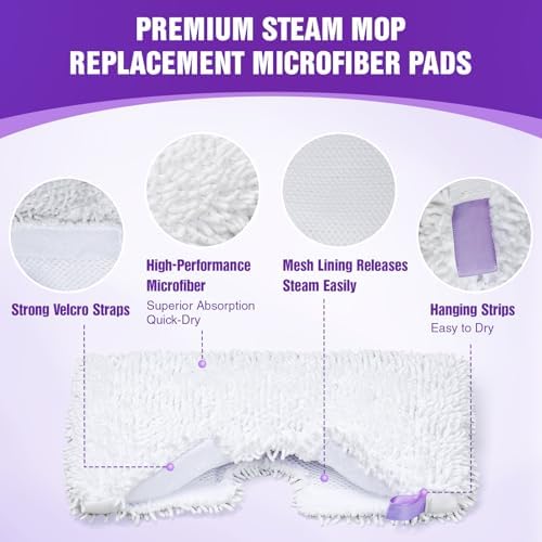S3501 S3601 Steam Mop Replacement Pads Compatible - Image 3
