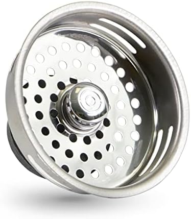 Highcraft 9843 Stainless Steel Kitchen Sink Strainer Basket-Replacement by Highcraft