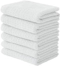CRAFTSWORTH Cotton Kitchen Towels15 x 26" Solid White Kitchen Hand Towels by CRAFTSWORTH