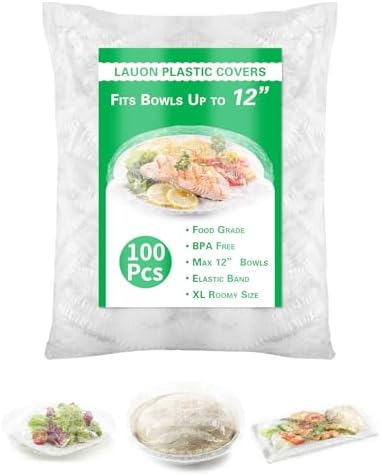 Plastic Bowl Covers for Sourdough Bread Proofing Large Disposable Elastic Food by Lauon