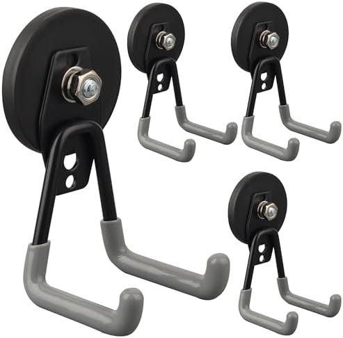 ULIBERMAGNET Heavy Duty Magnetic Hooks, Strong Large Magnet Hooks by ULIBERMAGNET