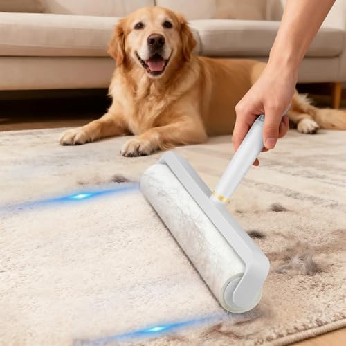 Extra-Wide Lint Roller Kit, 500 Sheets, Pet Hair/Lint/Debris Remover. - Image 4
