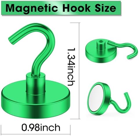 VNDUEEY Cruise Must Haves, 80 Lbs Strong Magnetic Hooks - Image 4