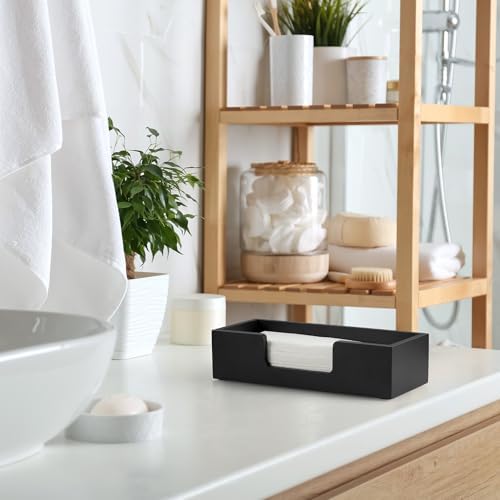 Paper Towel Dispenser Countertop, Wood Bathroom Paper Towel Holder, Countertop - Image 5