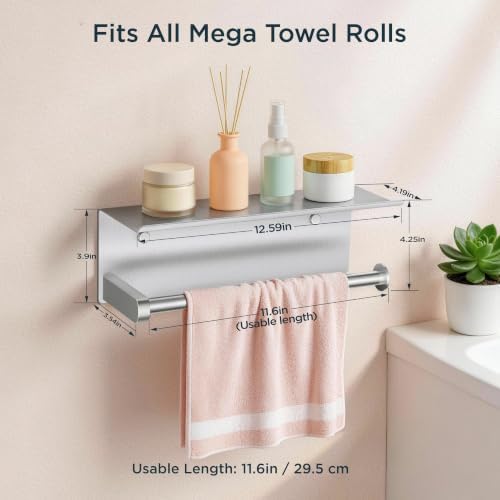 FORIOUS Wall Mount Paper Towel Holder - Image 5
