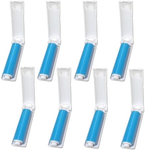 Mini Reusable Lint Roller 8 Pack, Washable Sticky Gel Lint Remover by AEHKLCP