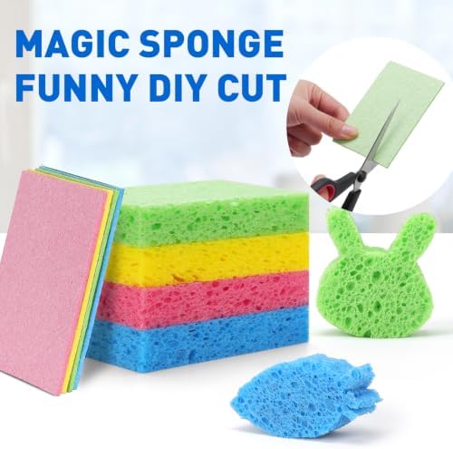 60 Pack Kitchen Sponges Cellulose Sponges Bulk - Image 6