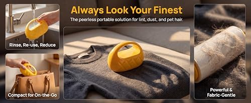 Portable Mini Washable Lint Roller 1 Pack - Image 4