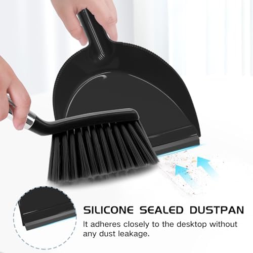 NACENA Mini Broom and Dustpan Set, 2 Packs - Image 3