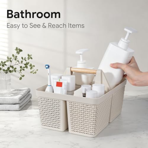 UUJOLY Portable Plastic Shower Caddy Basket - Image 4