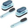 Laundry Scrub Brush 4 Pack Soft Bristle Brush Cleaning Brush by JUNHOME