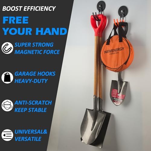 MUTUACTOR Updated Magnetic Hook Heavy Duty, 40lbs 2-Pack Super Strong Magnet - Image 3