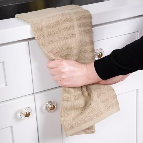 All-Clad Solid & Coordinate Kitchen Towels: Highly Absorbent, Super Soft Long - Image 4