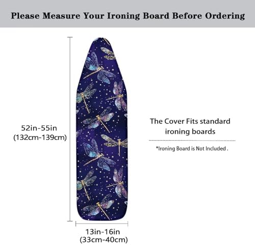 Dragonfly Cute Non-Slip Ironing Board Cover Novelty Ironing Board Protector - Image 5