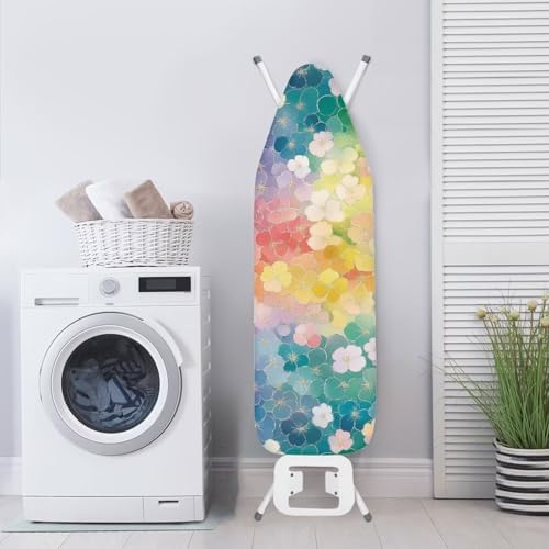 Pansy Ironing Board Cover Full Size Scorch Resistant Padding Heat Reflective - Image 3
