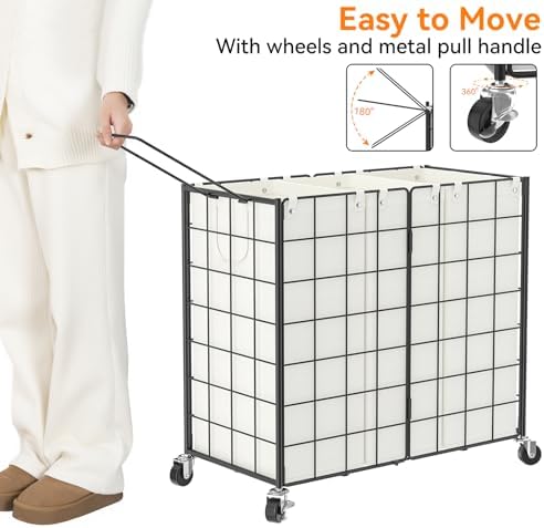 WOWLIVE Laundry Basket 3 Section - Image 5