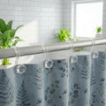 Bathway Plastic Shower Curtain Hooks, Decorative Hooks by Bathway