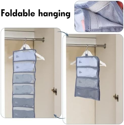Sock Organizer Hanging Laundry Bag - Image 3