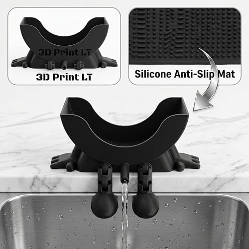 Cute Smiley Sponge Holder, Kitchen Sink Caddy - Image 4