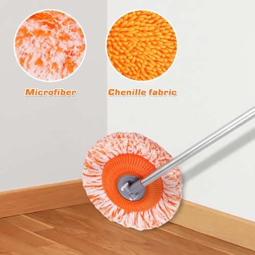 Keyloland Wall Mop, Primium 68” Wall Cleaner, High-Quality Baseboard Cleaner - Image 4