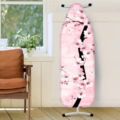 Nuxovilar Pink Cherry Blossom Ironing Board Cover 15x54 Polyester - Image 2