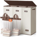 SOLEDI 200L 3-Section Laundry Hamper by SOLEDI