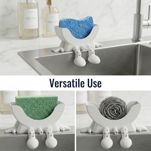 Cute Smiley Sponge Holder, Kitchen Sink Caddy - Image 5