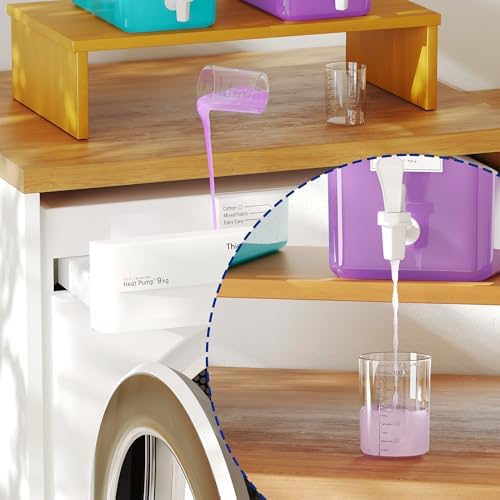 RoleDes Laundry Detergent Dispenser Set, Liquid Laundry Soap Dispensers - Image 6