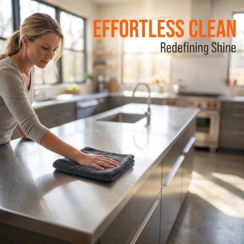 Cleaning Towels, Suitable for Home Kitchens, and Car Detailing, 2 Pack - Image 2