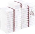 Homaxy 100% Ring Spun Cotton Kitchen Towels 24 Pack by Homaxy