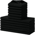 Homaxy 12 Pack 100% Cotton Kitchen Towels and Dishcloths Set by Homaxy