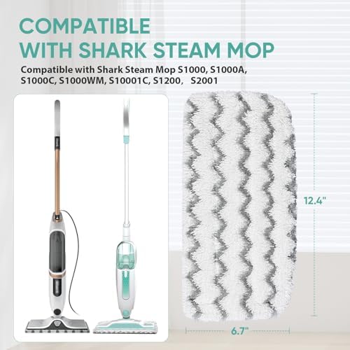 6 Pack S1000 S2001 Steam Mop Replacement Pads - Image 2