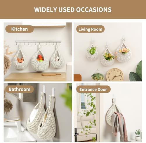 Boho Wall Hanging Fruit Baskets - Image 6