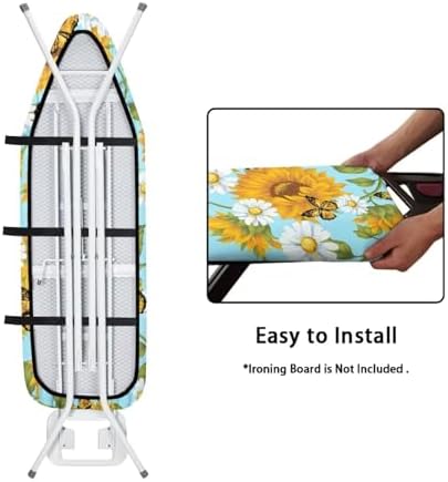 Flashideas Sunflower Butterfly Ironing Board Cover and Pad 15x54 Inch Standard - Image 5