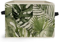 Boho Tropical Botanical Storage Box Bins, Decor by Unknown