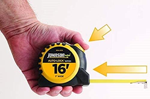 Johnson Level & Tool 1804-0016 Auto-Lock Power Tape, 1 Tape - Image 4