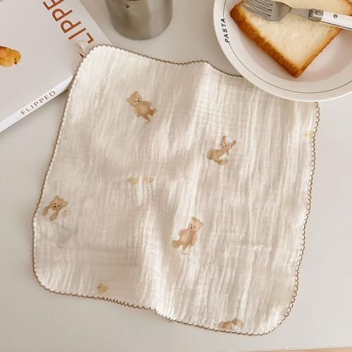 BuLuTu 4 Pack Floral Dishcloths - Image 7