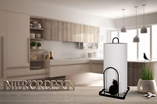 Paper Towel Holder, Kitchen Countertop Paper Towel Stand, Fits Standard Jumbo - Image 3