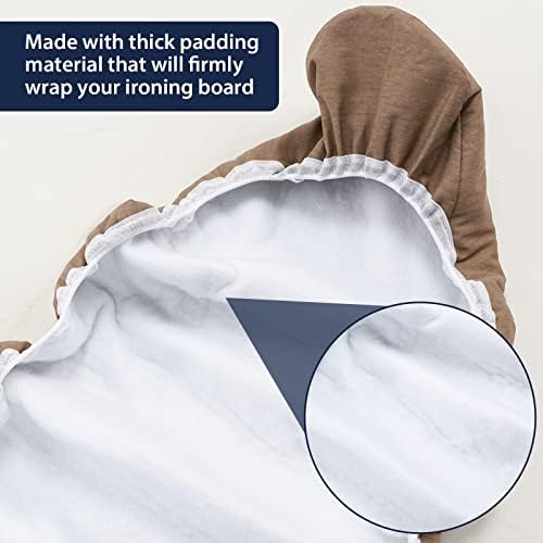 Seiritex Ironing Board Cover 12 x 32 inch, Fits Table Top Ironing Board Heat - Image 5