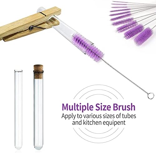 CiaraQ Bottle Cleaning Brushes, 8 Inch Nylon Tube Brush Set - Image 5