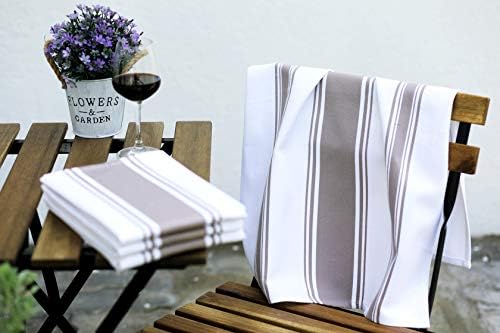AMOUR INFINI Kitchen Towels 100% Cotton Pack of 4, Highly Absorbent Quick - Image 6