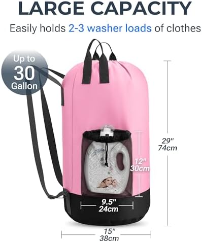 Heavy Duty Backpack Laundry Bag - Image 6