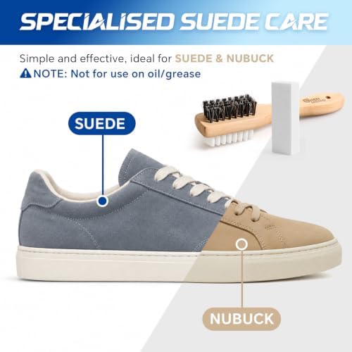 Suede & Nubuck Shoe Cleaner Kit, 2-in-1 Suede Brush & Eraser - Image 5