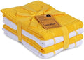 AMOUR INFINI Kitchen Towels Pack of 4, Terry Cotton Dish Towels, Ultra Absorbent by AmourInfini
