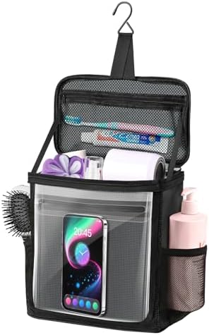 Hanging Shower Caddy Portable, Travel Toiletry Bag by Kebrela