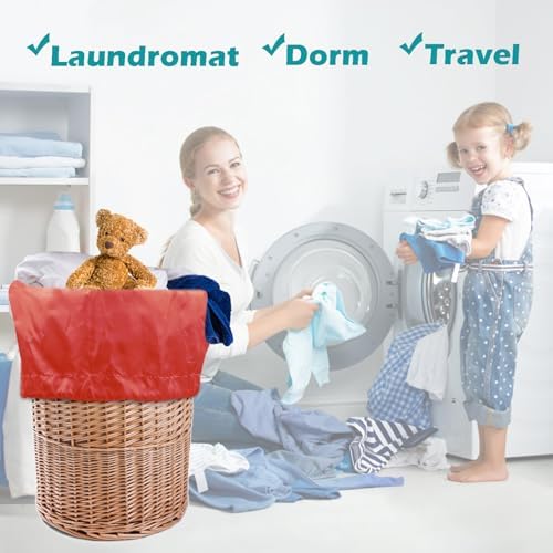 Coomee Heavy Duty Laundry Bag, 2 Pack XL Nylon Laundry Bags - Image 5